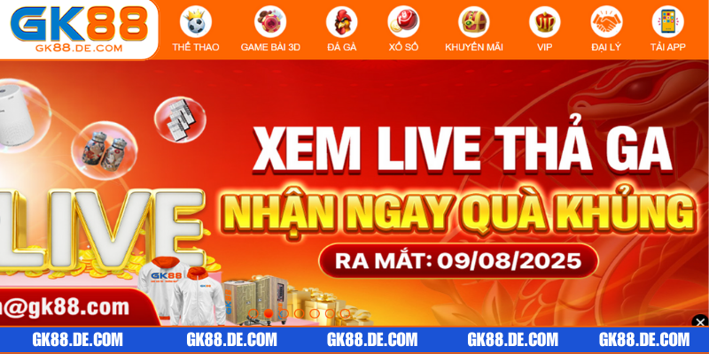 Tìm hiểu nguồn tin cần nắm được về sảnh thể thao GK88 đặc sắc
